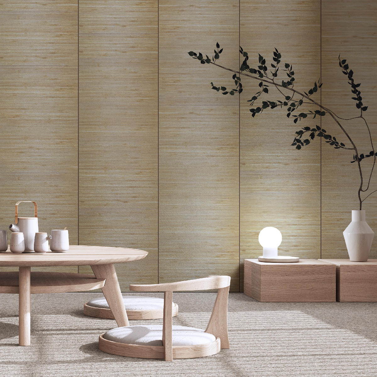 Tapet ki kaede (wood maple), dream prints 